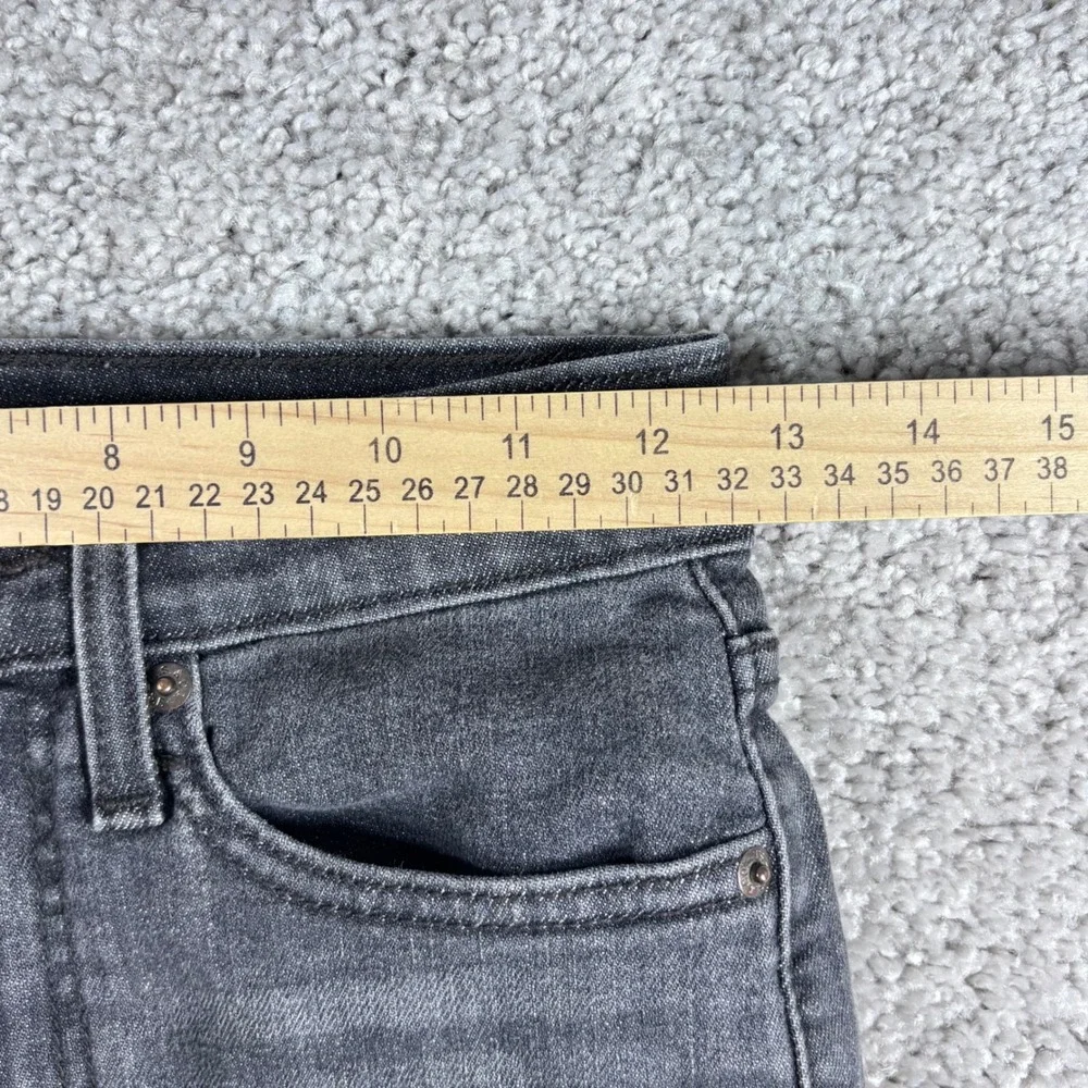 Levi's‎ Womens Denim Shorts Black Gray Frayed Hem Size 25